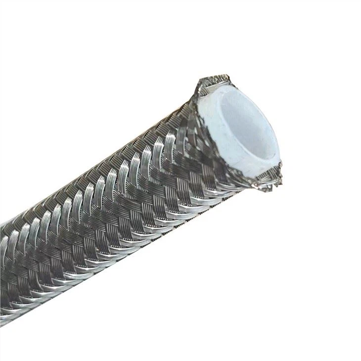 PTFE pamušalu metalinė pinta žarna